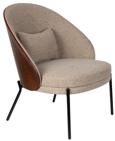 Бежов фотьойл Rodin - Dutchbone