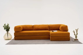 Ъглов диван Comfort, цвят Оранжев