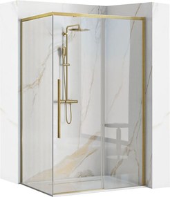 Душ кабина Rea SOLAR GOLD Brush 120x90