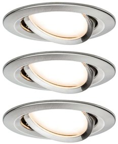 Paulmann 93483 - К-кт 3бр.LED/6,5W IP23 димируеми лунички за баня NOVA 230V