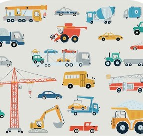 Детско легло 140 x 70 cm с мотив на камион