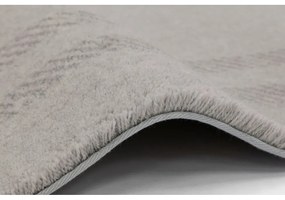 Кремав вълнен килим 160x240 cm Calisia M Grid Rim – Agnella