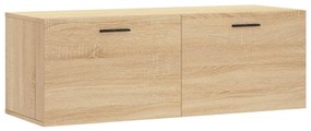 830151 vidaXL Стенен шкаф, сонома дъб, 100x36,5x35 см, инженерно дърво