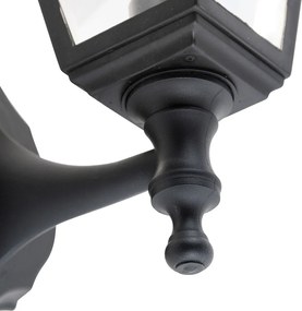 Смарт външен аплик черен IP44 с WiFi ST64 - Capital