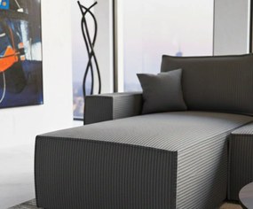 Ъглов диван Malaga mini I-Gkri Skouro-Left