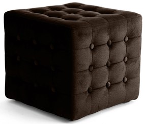 Пуф Wisdom-кафяв тъмен