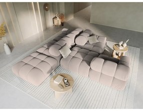 Светлокафяв кадифен модулен диван 282 cm Bellis – Micadoni