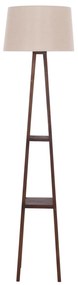 Подова лампа HM7695.01 цвят орех-бежов