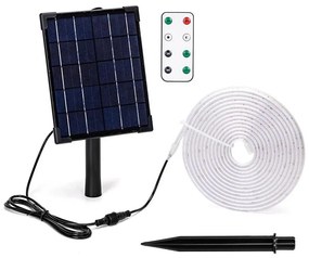 Aigostar - LED регулируема соларна лента LED/5W/3,2V 5 м 2700K IP65 + DO