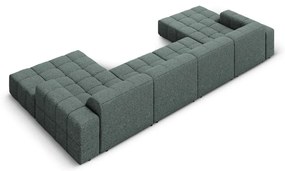 Тюркоазен ъглов диван (U-образен) Chicago - Cosmopolitan Design