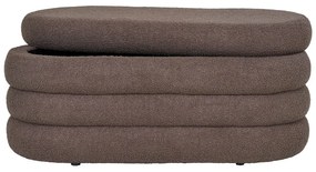 Кафява пейка от букле Dartford – House Nordic