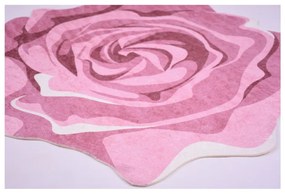 Килим Rose Duro, ⌀ 80 cm Pembe - Vitaus