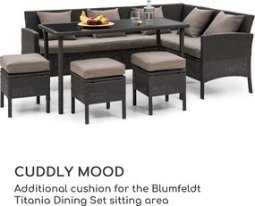 Blumfeldt Titania Pillow, възглавница, полиестер, водоотблъскваща, кафява