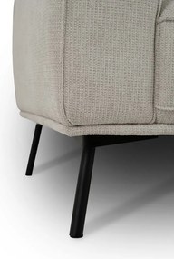 Сиво-бежов шенилов ъглов диван (десен ъгъл/L форма) Amsterdam – Scandic