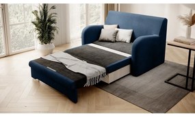 Син кадифен сгъваем диван 130 cm Ario – ELTAP