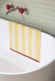 Жълт текстилен килим за баня 50x80 cm Gobo – noo.ma