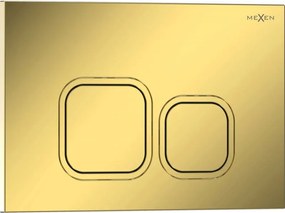 Mexen Tex 03 бутон за промивка, златен шампанско гланц - 6103-08