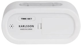 Бял гумиран будилник Gummy - Karlsson