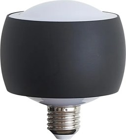 E27 LED декоративна крушка черна 6W 370 lm 3000K