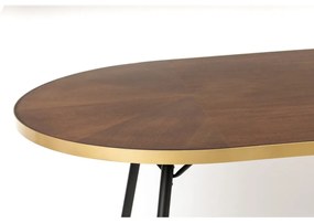 Маса за хранене с плот от ясенова дървесина 90x180 cm Denise - White Label