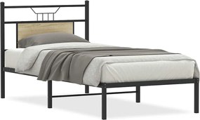 4106784 vidaXL Рамка за легло без матрак сонома дъб 90x190 см инженерно дърво