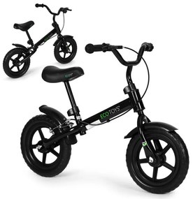 Детски велосипед за баланс с ръчна спирачка - черен