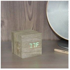 Дигитална аларма Wooden Cube Click – Gingko