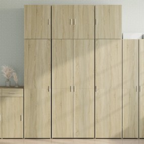 Sonata H Висок шкаф, сонома дъб, 80x42,5x249 см, инженерно дърво