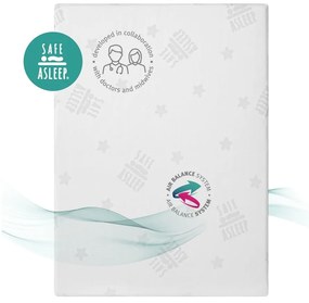 С пяна детски матрак със сменяем калъф 95x70 cm Safe Asleep® – Roba
