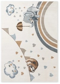 Кремав детски килим 120x170 cm Walk like an Elephant Rainy Party – Villeroy&amp;Boch