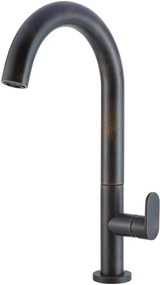 Смесител за умивалник висок с клапан Clic-Clac Slim Vicario-ръжда