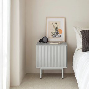 Светлосиво матово нощно шкафче Sierra – Teulat