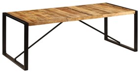 247408 vidaXL Трапезна маса, 220x100x75 cм, мангово дърво масив