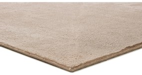 Бежов килим от микрофибър 80x150 cm Coraline Liso – Universal