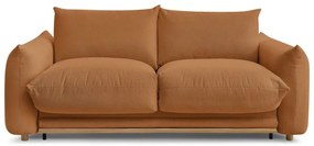 Оранжев сгъваем диван 234 cm Ernest – Bobochic Paris