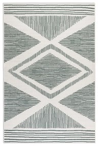 Зелено-кремав външен килим 200x290 cm Gemini – Elle Decoration