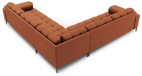 Ъглов диван в тухлен цвят (променлив) Bali – Cosmopolitan Design