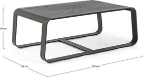 Алуминиева градинска масичка за кафе 62x105 cm Merrigan – Bizzotto