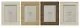 Рамка за снимки Home ESPRIT Бежов Естествен Кристал полистирен Scandi 18,5 x 2 x 23,5 cm (4 броя)