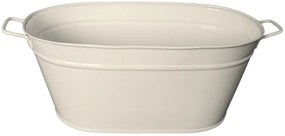 Feronya - Метално овално сандъче бежаво голямо 8624-2