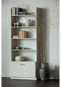 Светлосива модулна етажерка от борова дървесина 80x200 cm Madu - WOOOD