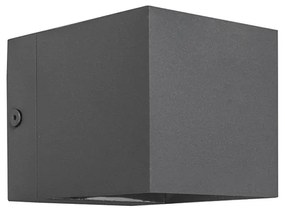 Модерна стенна лампа тъмно сива - Transfer