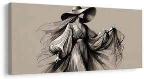 Картина на платно – Моден силует на жена