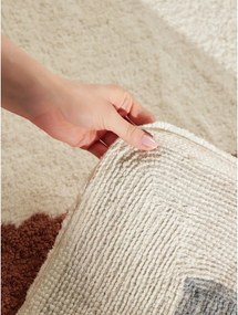 Кремав памучен детски килим подходящ за пране/ръчно изработен 140x200 cm Snuggle Riva – Hanse Home
