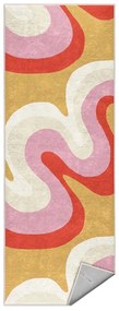 Жълта-розова пътека подходяща за пране 60x230 cm Raspberry Creamsicle – Mila Home