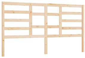 818160 vidaXL Горна табла за легло, 206x4x104 см, бор масив