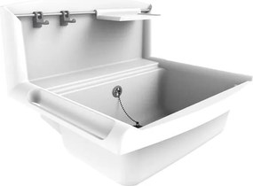 Умивалник Multiset за санитарни помещения, бял, VS60005C010099