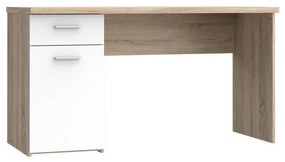 Писмено бюро GINO бяло/дъб сонома