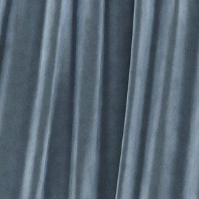 Синьо боксспринг легло 160x200 cm с място за съхранение Bergamo – Maison de Rêve