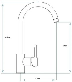 Кухненски кран Ideal Livia